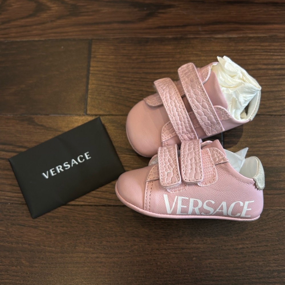 Versace Logo baby shoes